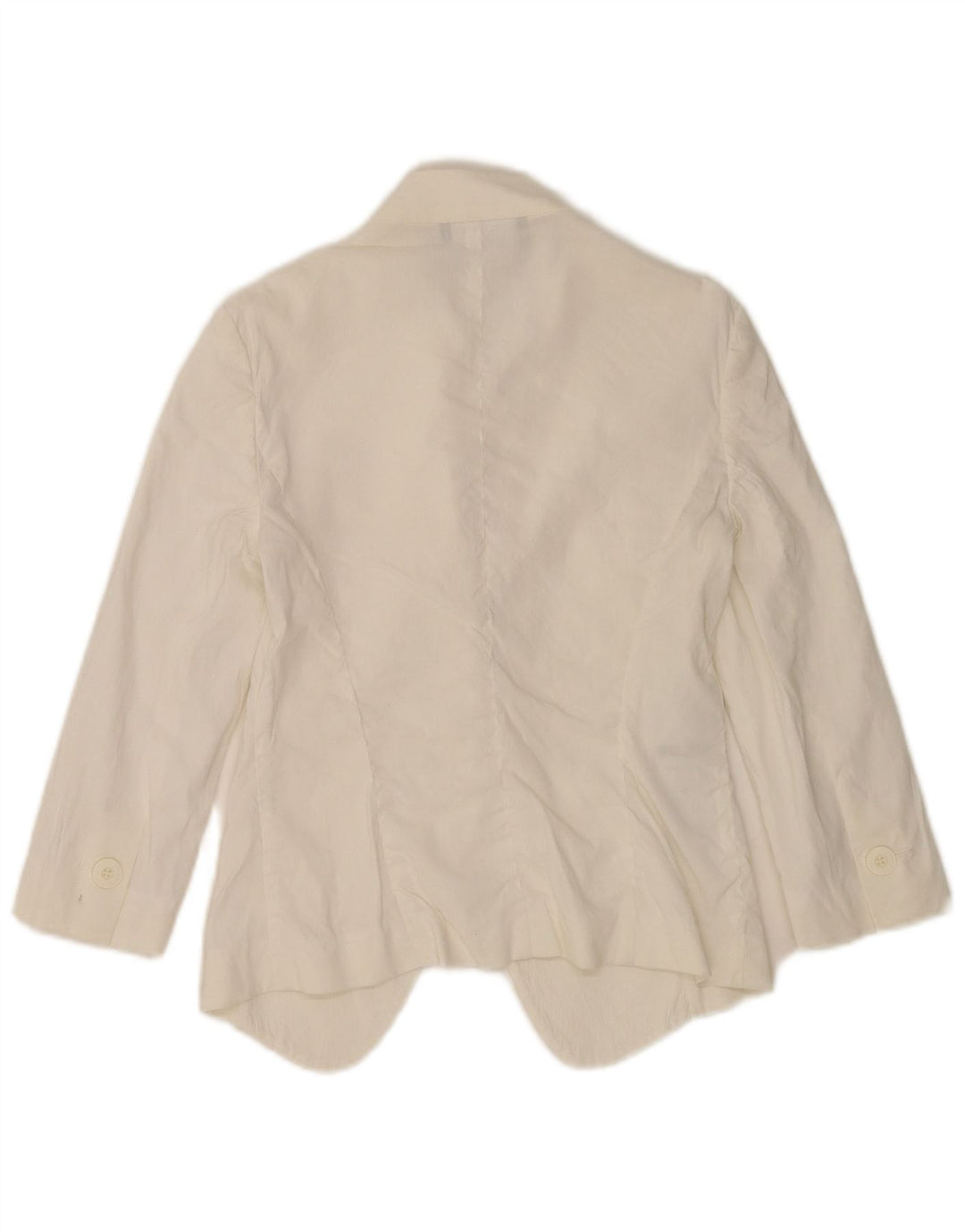 Giacca blazer da donna con maniche a 3/4 bottoni Emporio Armani IT 36 XS bianca