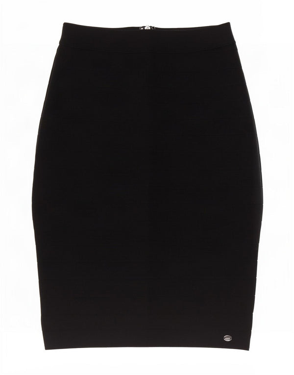 Gonna a tubino da donna Guess piccola W26 Rayon nero