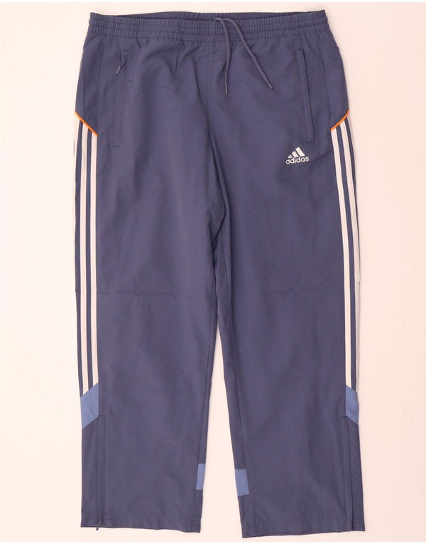 Pantaloni da tuta da uomo ADIDAS UK 40/42 Poliestere blu medio