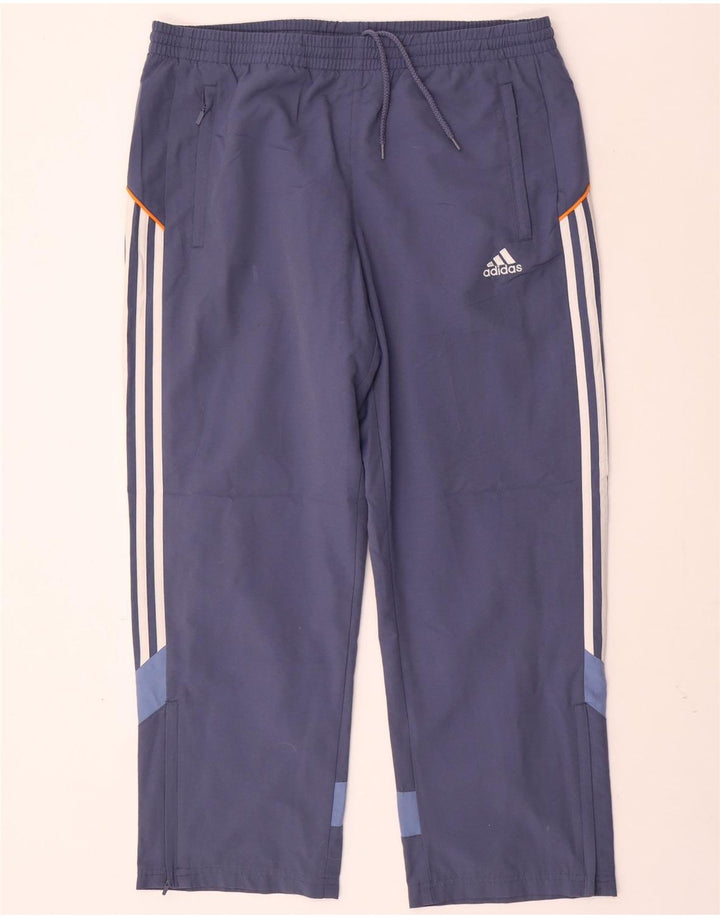 Pantaloni da tuta da uomo ADIDAS UK 40/42 Poliestere blu medio