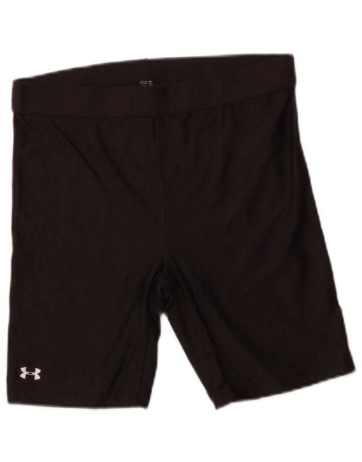 Pantaloncini sportivi UNDER ARMOUR da donna Heat Gear UK 12 poliestere nero medio