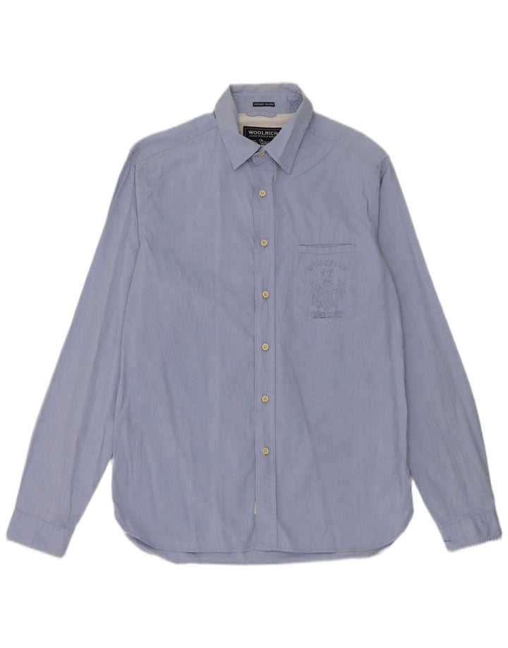 Camicia da uomo Woolrich grande blu