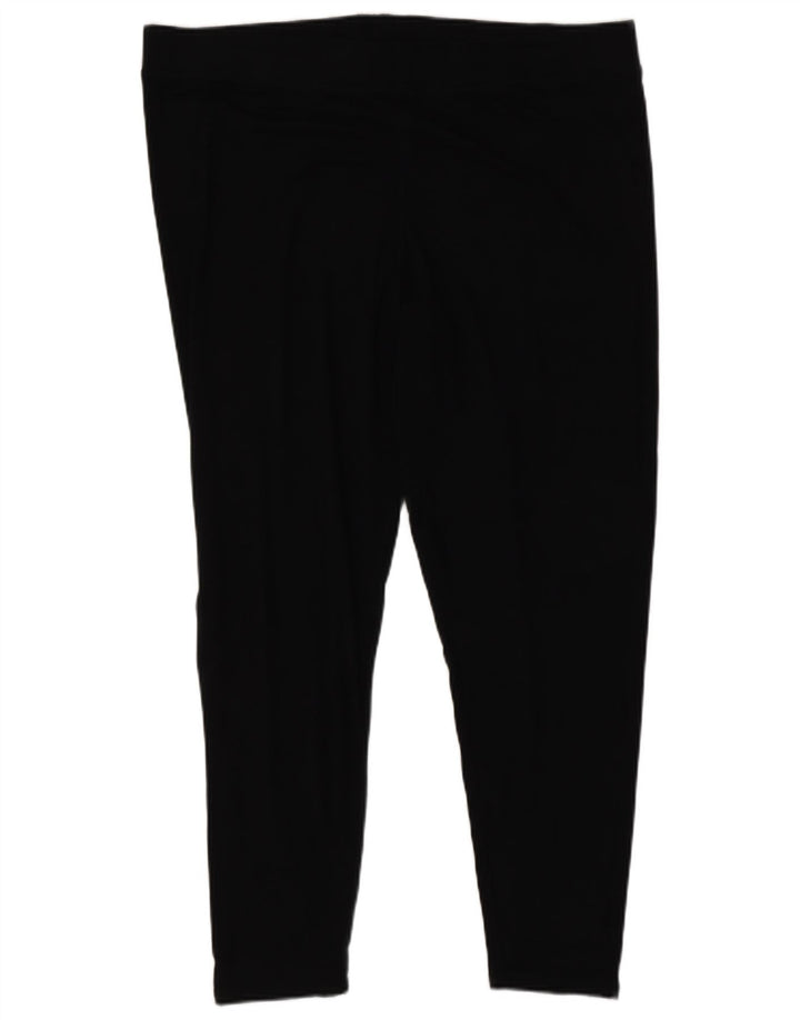 Leggings da donna Marks & Spencer UK 22 3XL Viscosa nera