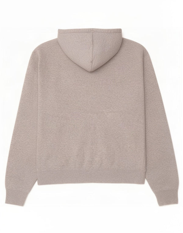 Maglione con cappuccio grafico da uomo Russell Athletic piccolo in cotone grigio