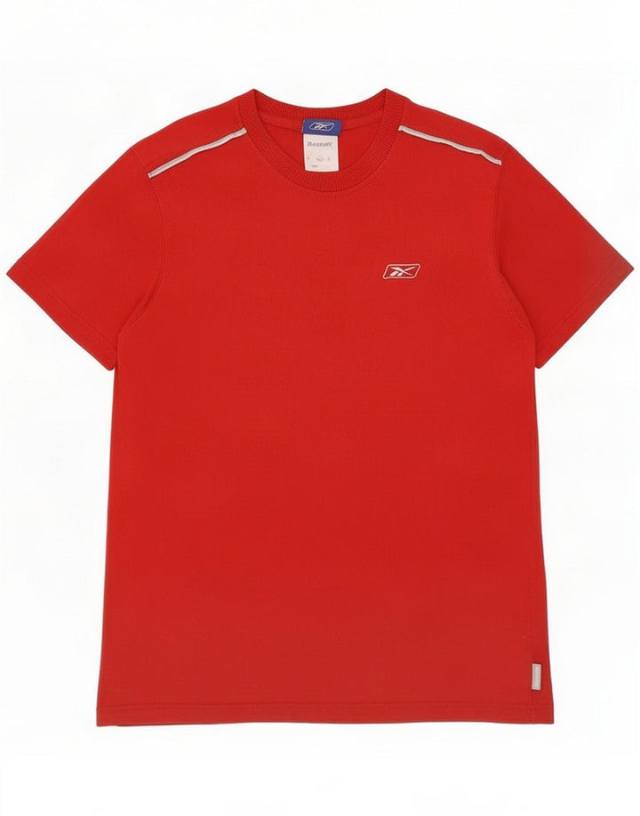 Reebok T-shirt da uomo Top Medium Red Cotton