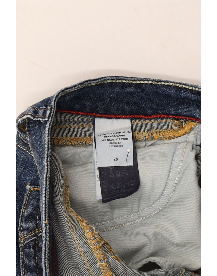 TOMMY HILFIGER Womens Denim Shorts W28 Medium Blue Cotton Vintage Tommy Hilfiger and Second-Hand Tommy Hilfiger from Messina Hembry 