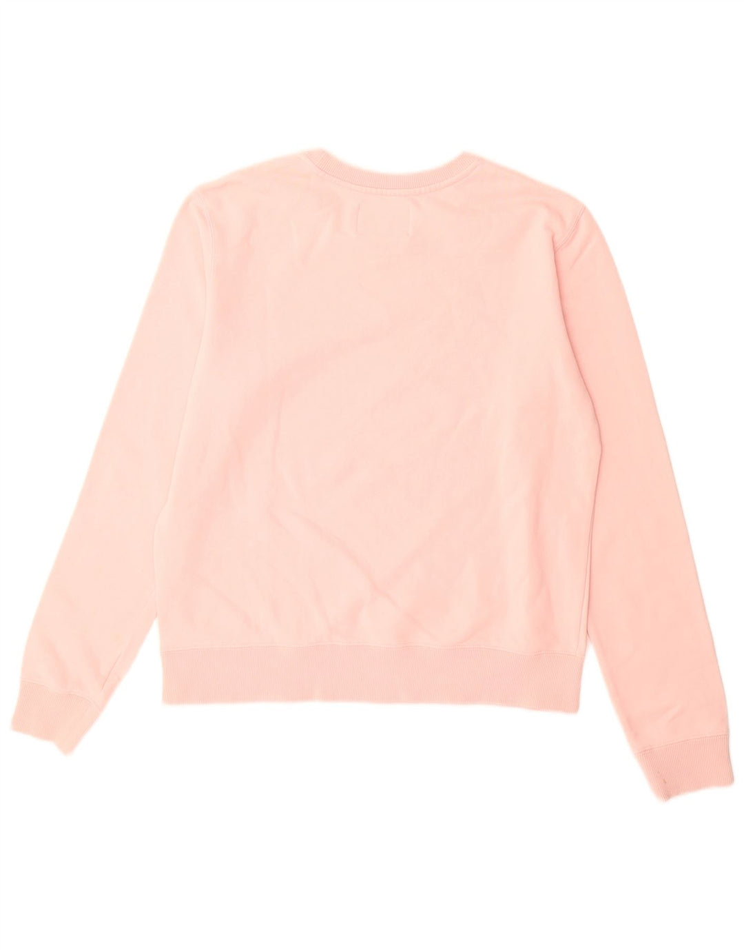 Felpa grafica da donna Calvin Klein Jeans Jumper UK 14 Rosa medio