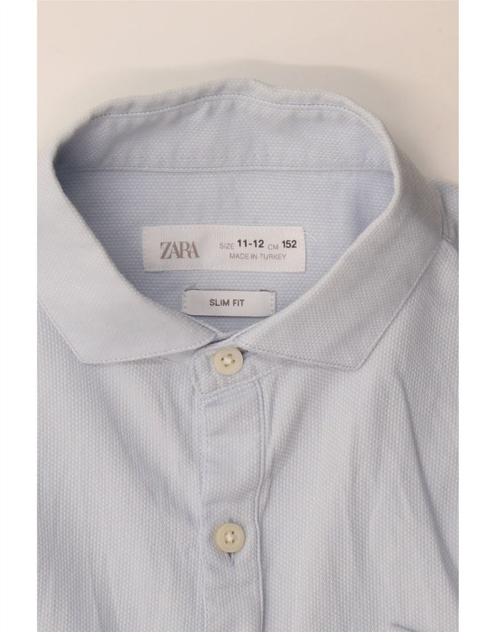 Camicia Zara da bambino slim fit 11-12 anni blu