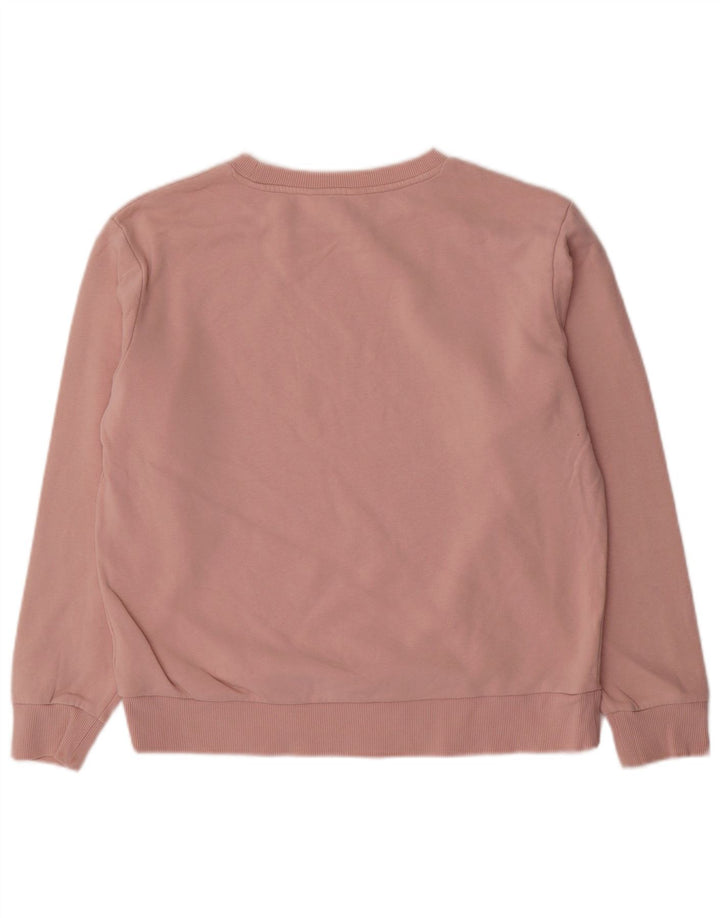 Felpa oversize da donna Marks & Spencer UK 10 piccola in cotone rosa