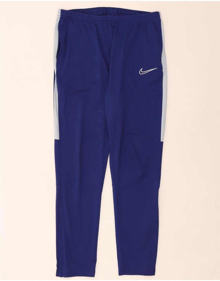 Pantaloni da tuta da uomo Nike XL Blu in poliestere color block