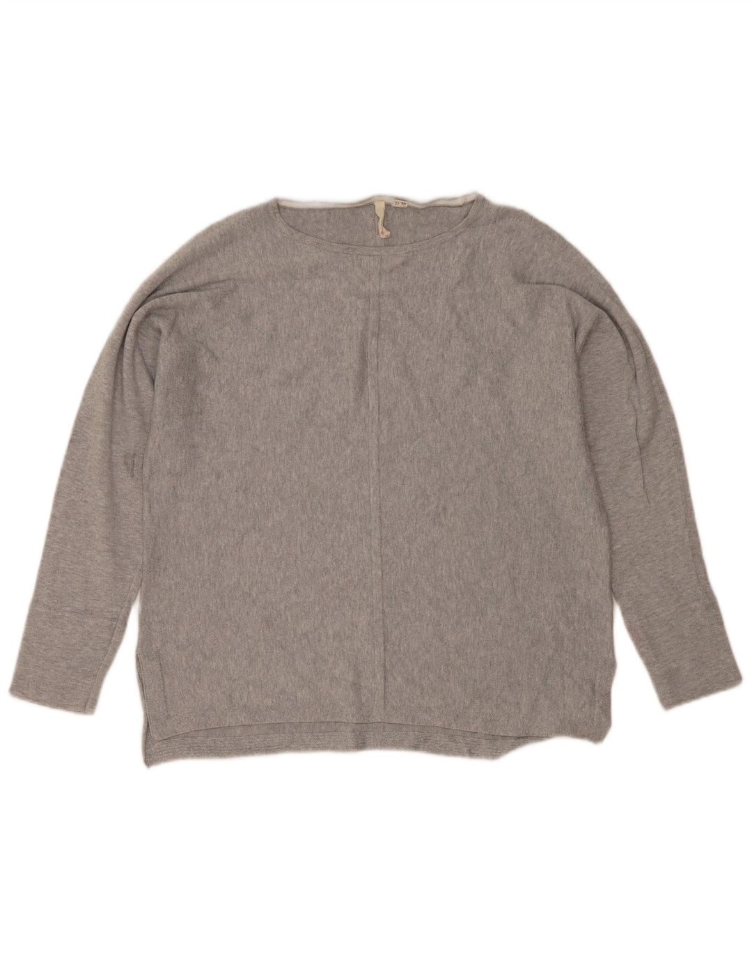 Maglione maglione con scollo a barca da donna White Stuff UK 14 Grande grigio screziato