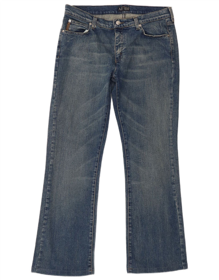 Jeans da donna Armani Indigo Bootcut W32 L30 Blu