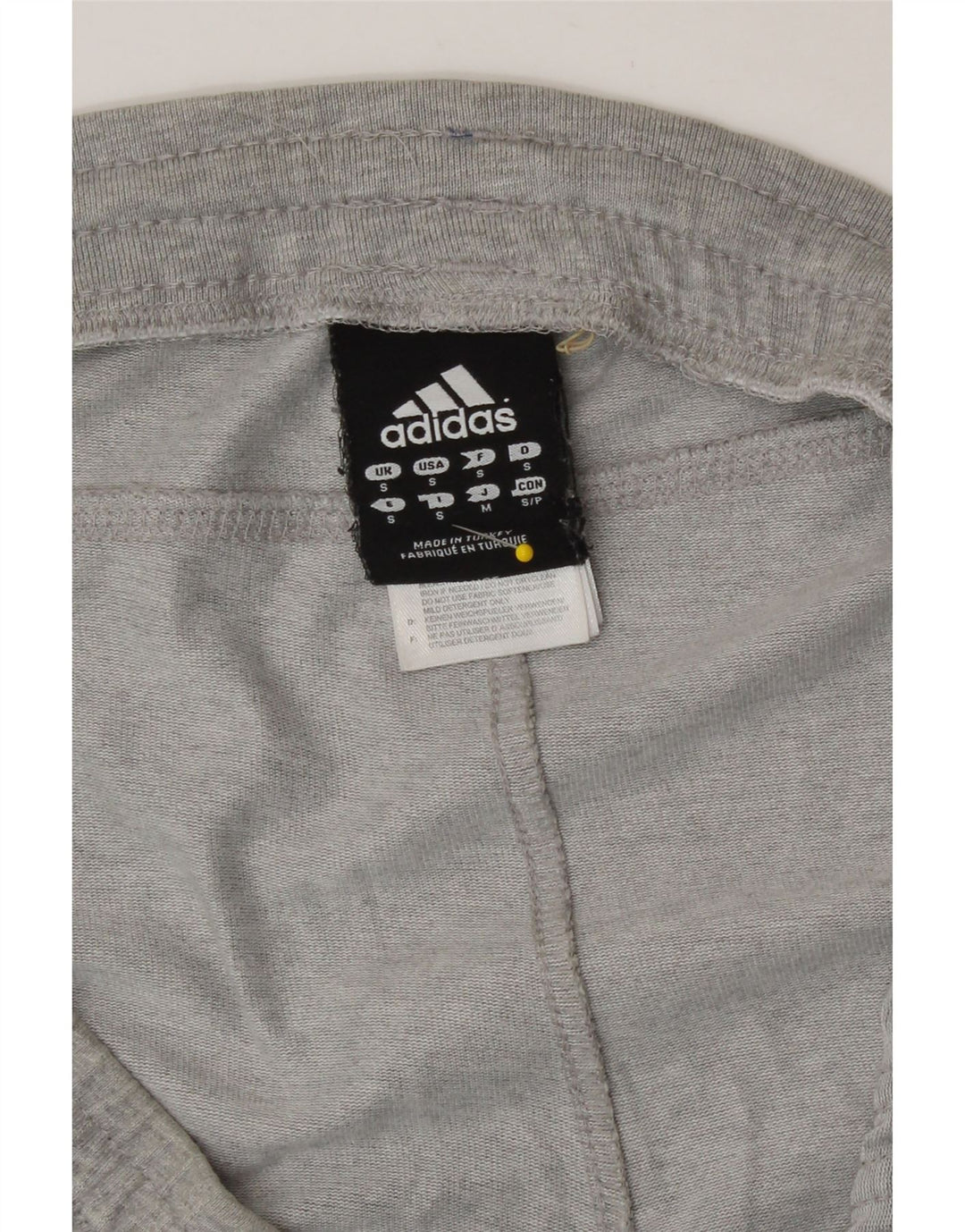 Pantaloncini sportivi Adidas Climalite da uomo piccoli in cotone grigio