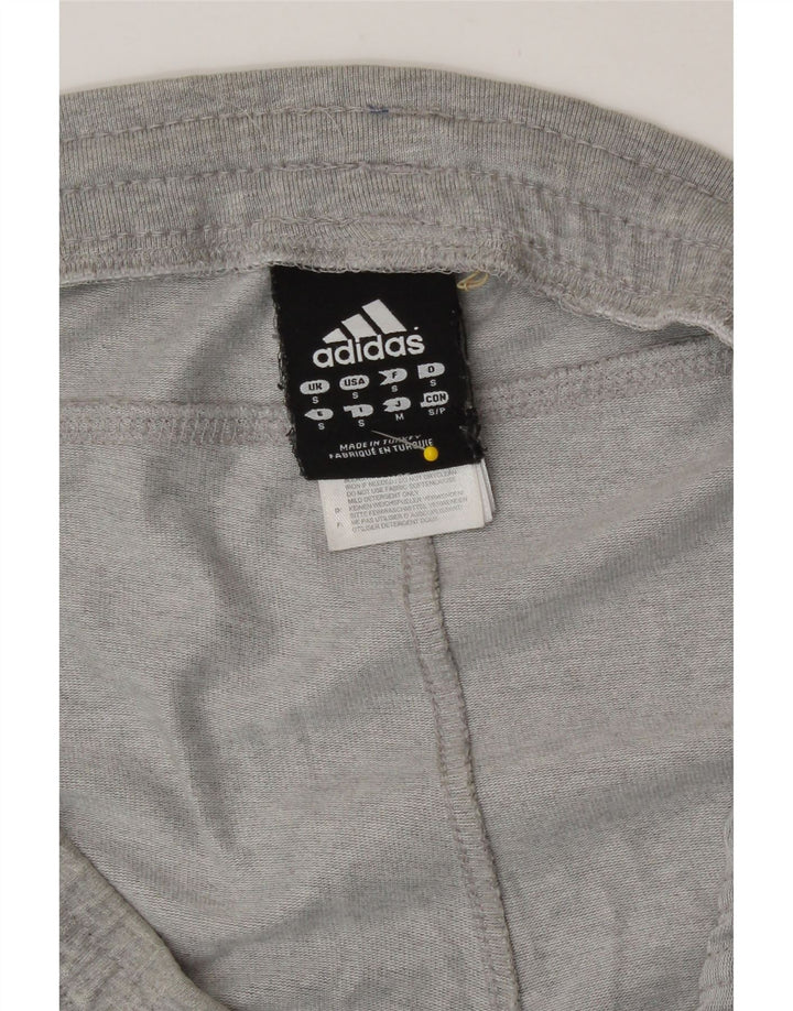 Pantaloncini sportivi Adidas Climalite da uomo piccoli in cotone grigio