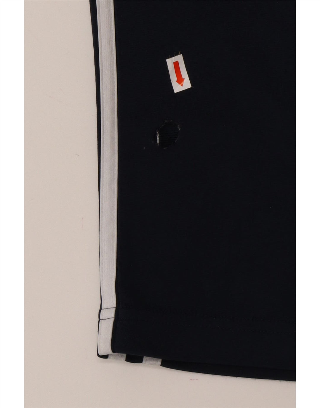 ADIDAS Mens Tracksuit Trousers Medium  Navy Blue Polyester