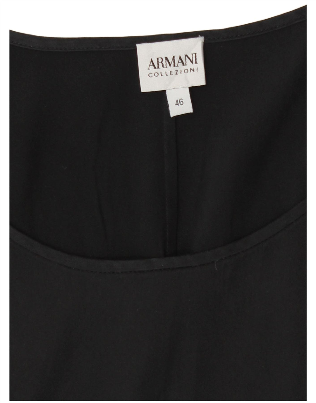 Armani Collezioni Camicetta senza maniche da donna Top IT 46 Large Nero