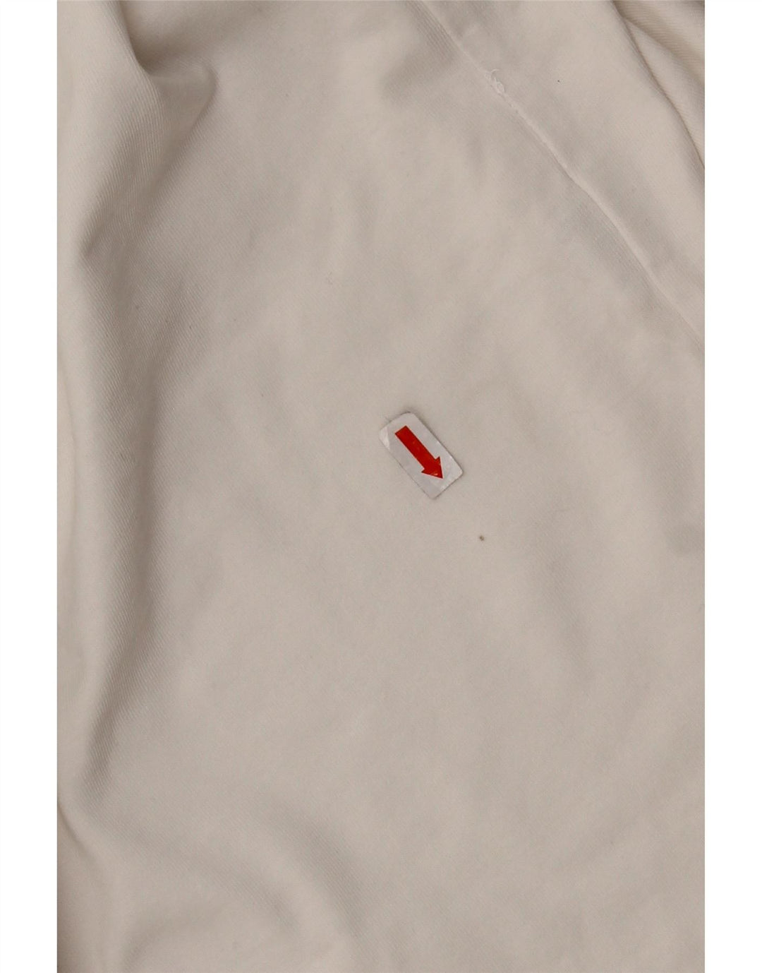 T-shirt Zara da uomo Top Small in cotone bianco sporco