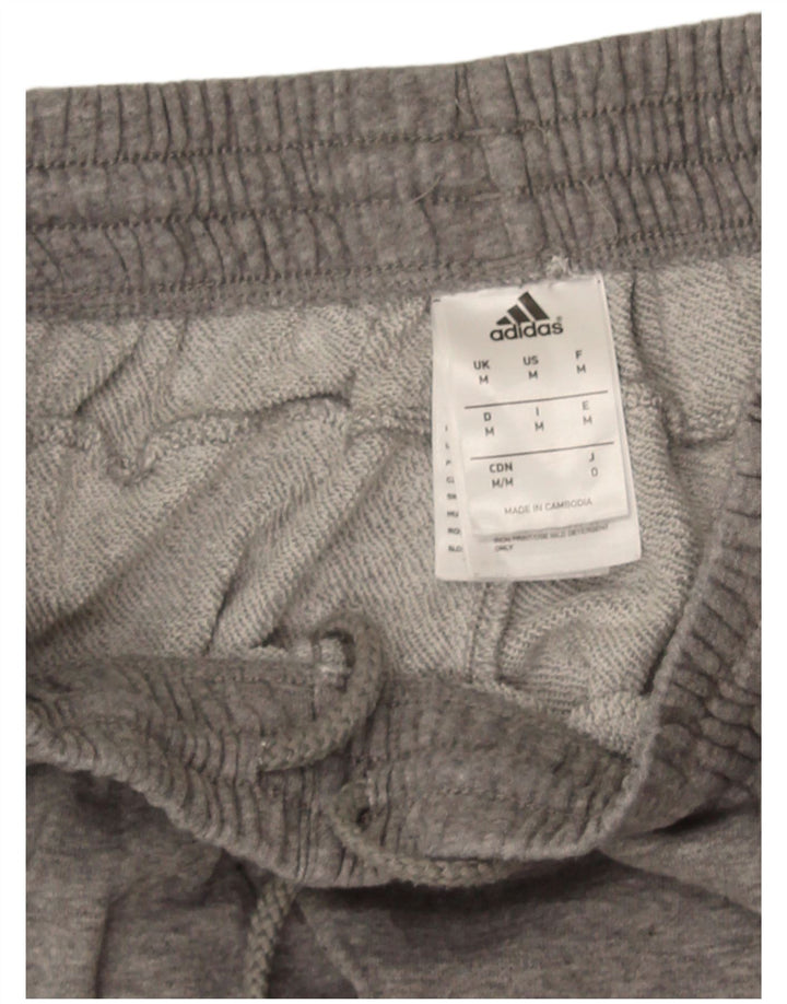 Pantaloni da tuta da uomo Adidas Joggers in cotone chiazzato grigio medio
