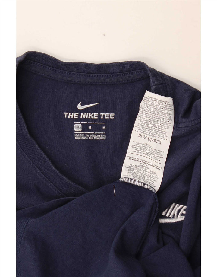 T-shirt da uomo Nike Top in cotone blu navy medio