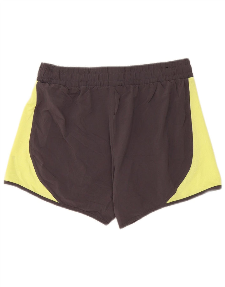 Pantaloncini sportivi da uomo Fila Small in poliestere color block grigio