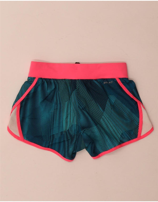 Pantaloncini sportivi Nike Dri Fit per ragazze 11-12 anni Colore verde medio