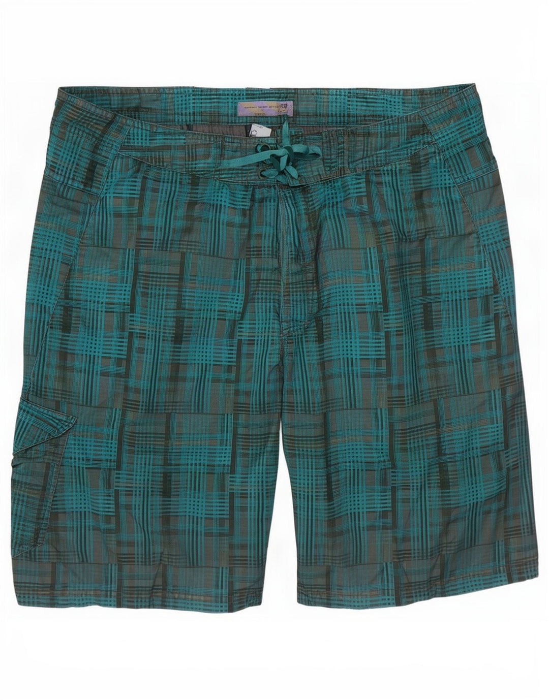 Pantaloncini da bagno da uomo Fat Face XL Poliestere a quadri blu