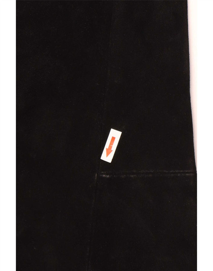 Giacca in pelle scamosciata da uomo Sisley UK 38 pelle nera media