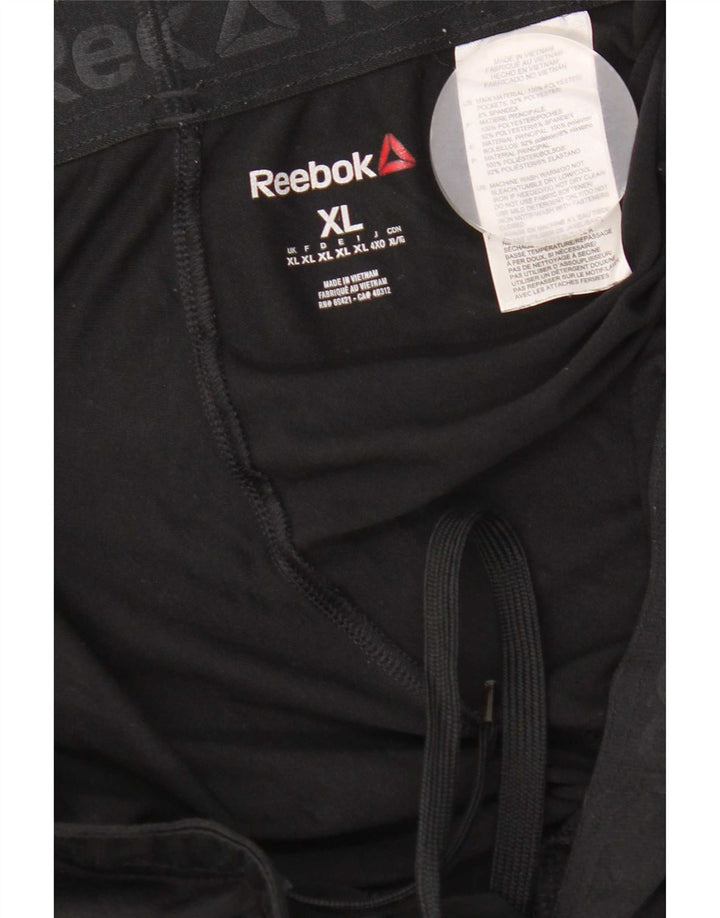 Pantaloni da tuta Reebok Speedwick da uomo XL poliestere nero