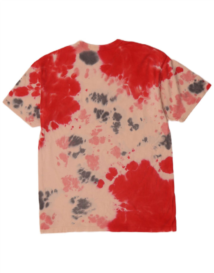 T-shirt da uomo NIKE Top piccola in cotone tie-dye multicolore