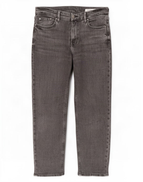 Jeans Boyfriend Tapered da donna Marks & Spencer UK 12 Medium W30 L26 Grigio