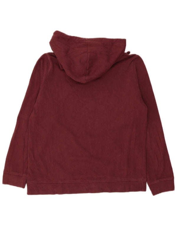 Felpa con cappuccio grafica da donna Vans UK 16 grande in cotone bordeaux