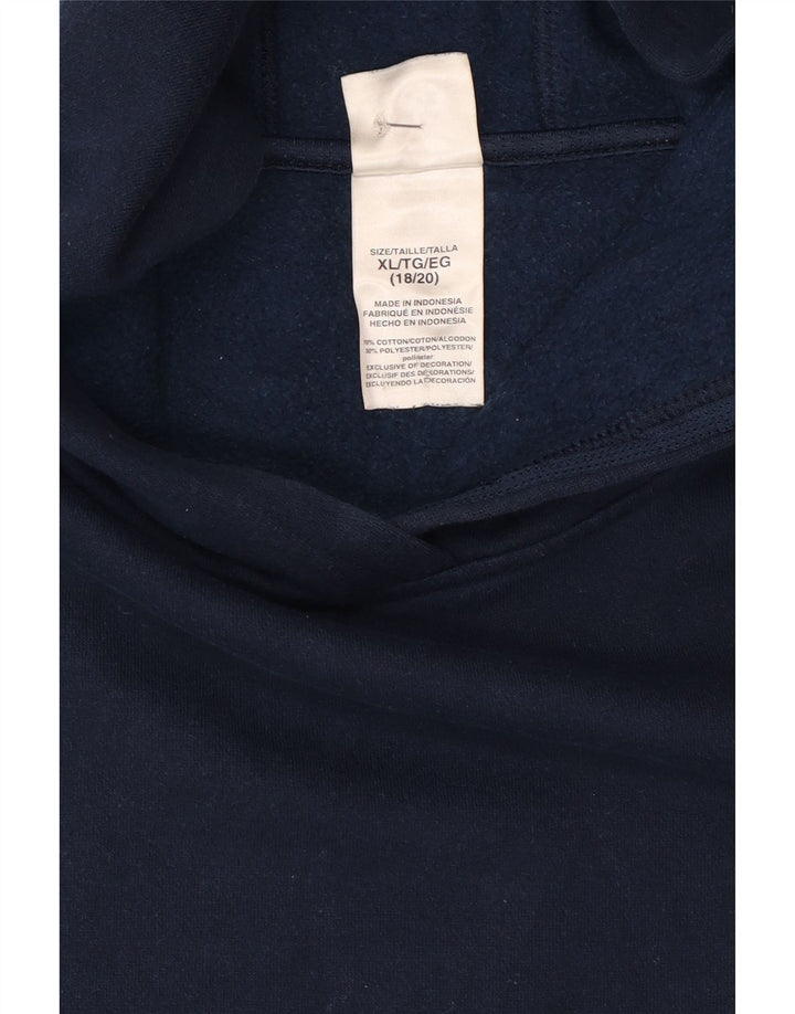 Adidas Ragazzi 13-14 anni XL Blu Navy Colourblock Cotone