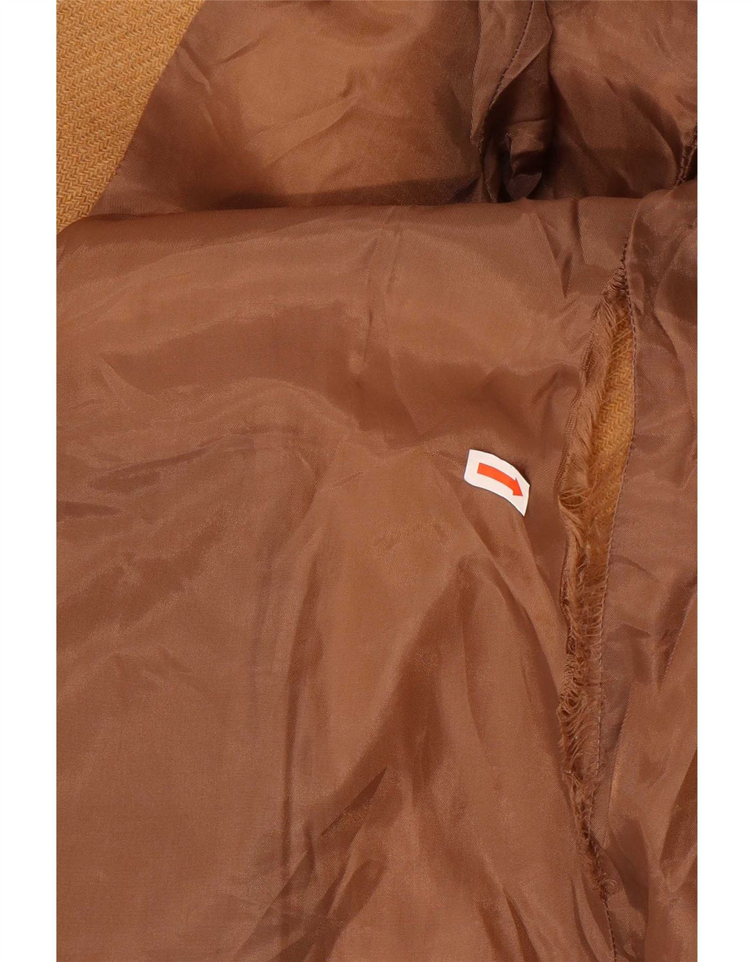 Giubbotto bomber con cappuccio da donna Zara UK 10 piccolo poliestere marrone