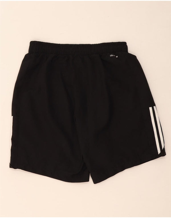 Pantaloncini sportivi ADIDAS Climalite da uomo medio nero in poliestere