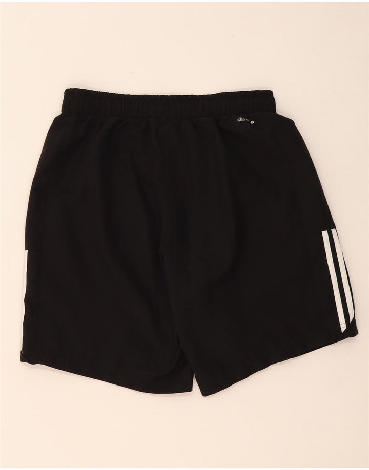 Pantaloncini sportivi ADIDAS Climalite da uomo medio nero in poliestere