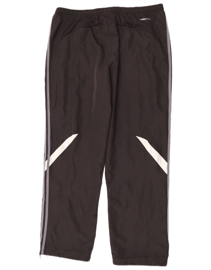 Pantaloni da tuta Adidas Climalite da uomo 2XL Nero Colourblock