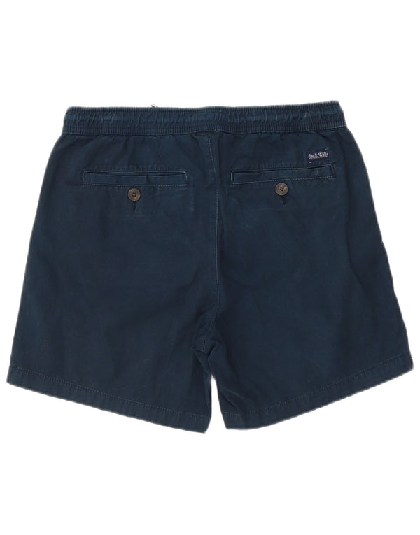 Pantaloncini chino tinti in capo da uomo Jack Wills piccoli W29 cotone blu navy