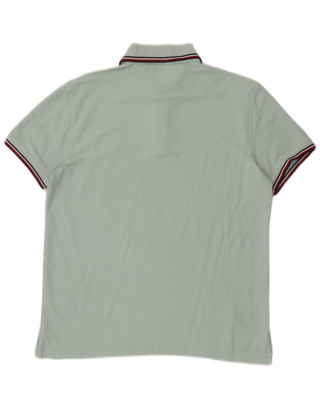 Polo da uomo Regular Fit Tommy Hilfiger in cotone turchese medio