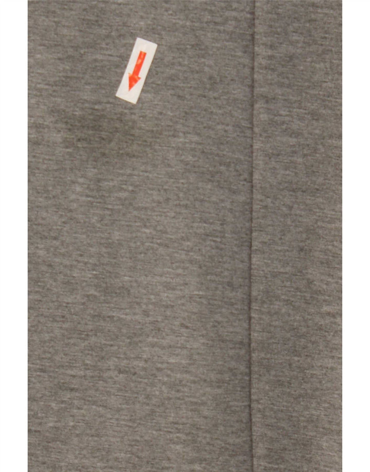 Gilet aperto da donna con linea lunga Topshop UK 10 piccolo poliestere grigio