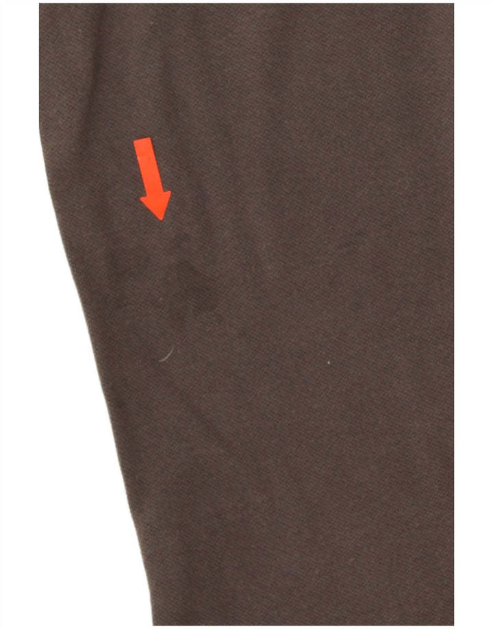 Polo da uomo Fila in cotone grigio medio