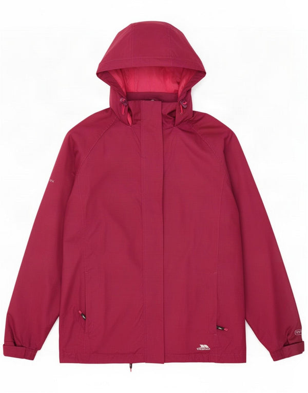 Giacca antipioggia con cappuccio da donna Trespass UK 14 Poliestere rosa medio