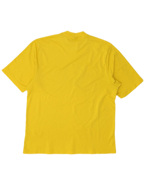T-shirt grafica da uomo Nike Top UK 47/48 2XL poliestere giallo