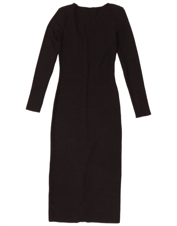 Abito maglione Zara da donna a maniche lunghe maxi UK 12 medio nero