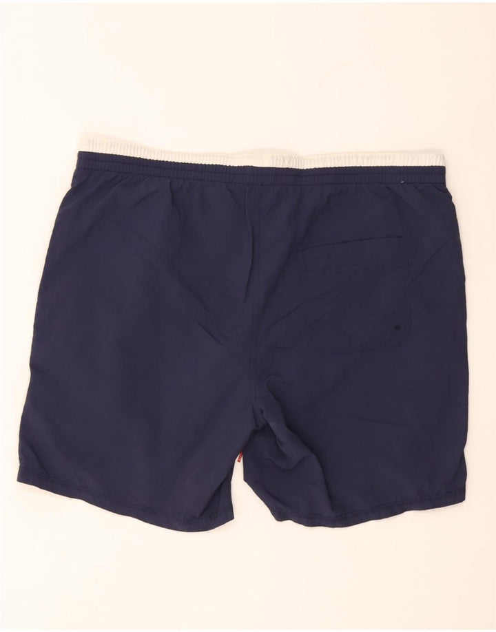 Pantaloncini da bagno grafici da uomo Diadora 2XL blu navy in poliammide