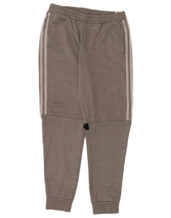 Pantaloni da tuta da ragazzo Adidas Joggers 14-15 anni in cotone color block grigio
