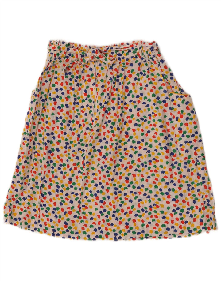 Gonna a palloncino vintage da donna W28 media maculata multicolore