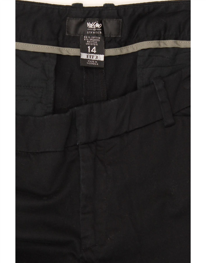 MOSSIMO Womens Casual Shorts US 14 XL W36  Black Cotton Vintage Mossimo and Second-Hand Mossimo from Messina Hembry 