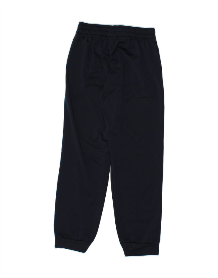 ADIDAS Boys Tracksuit Trousers Joggers 9-10 Years  Navy Blue Polyester Vintage Adidas and Second-Hand Adidas from Messina Hembry 