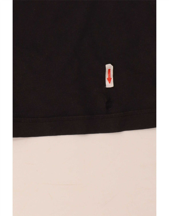 T-shirt Adidas da uomo Top Small nera color block