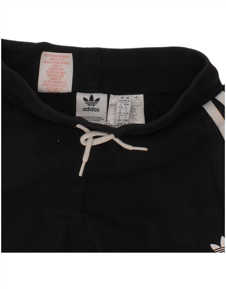 Pantaloncini sportivi Adidas da ragazzo 5-6 anni medio cotone nero